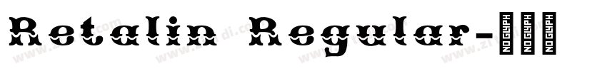 Retalin Regular字体转换